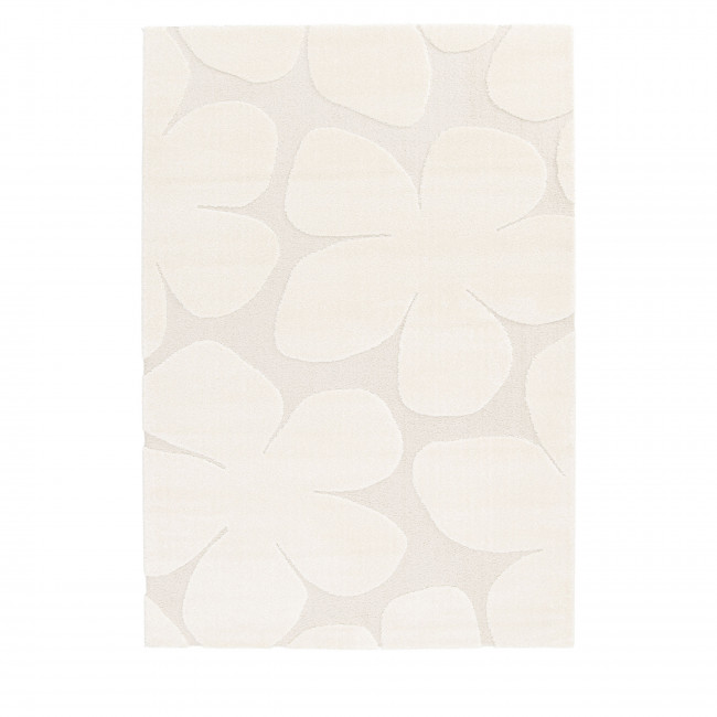 Flow - Tapis contemporain à motif floral en relief