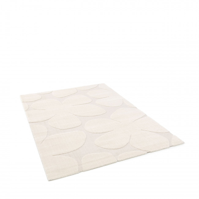 Flow - Tapis contemporain à motif floral en relief