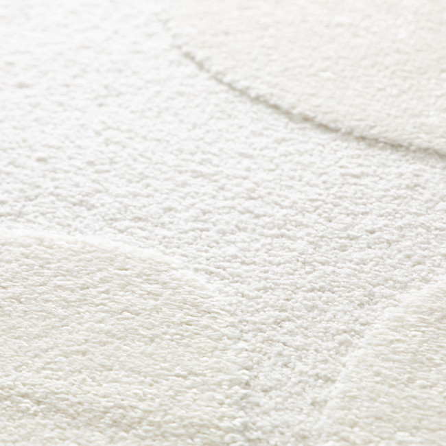 Flow - Tapis contemporain à motif floral en relief