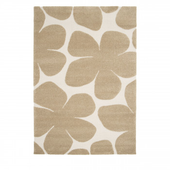 Flow - Tapis contemporain à motif floral en relief