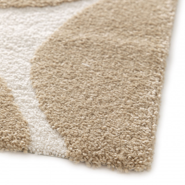 Flow - Tapis contemporain à motif floral en relief