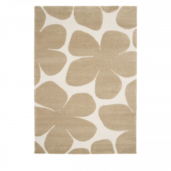 Flow - Tapis contemporain à motif floral en relief