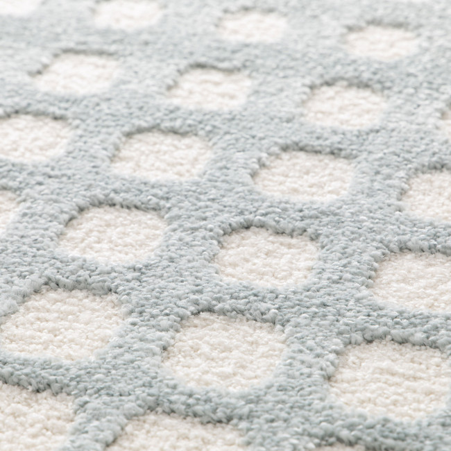 Zoom - Tapis géométrique en relief