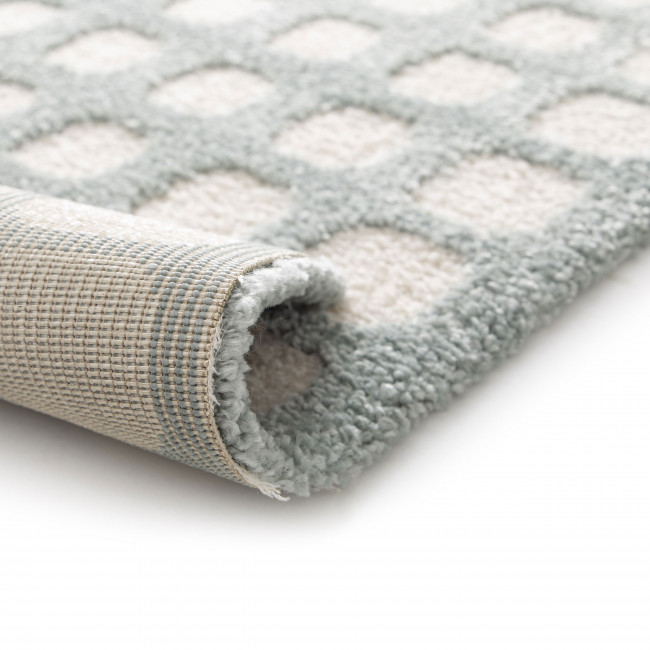 Zoom - Tapis géométrique en relief