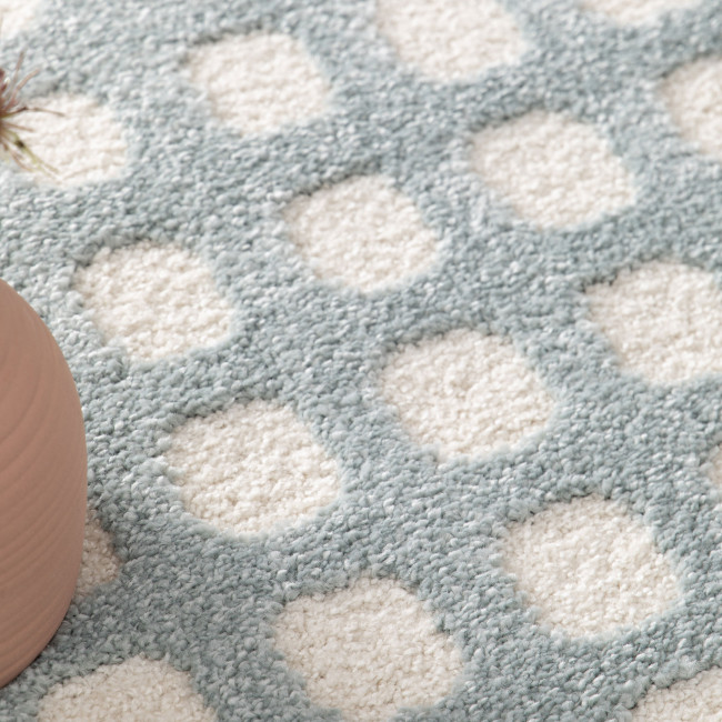 Zoom - Tapis géométrique en relief