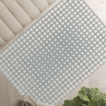 Zoom - Tapis géométrique en relief