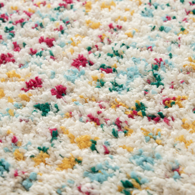 Tala - Tapis à effet tissé multicolore