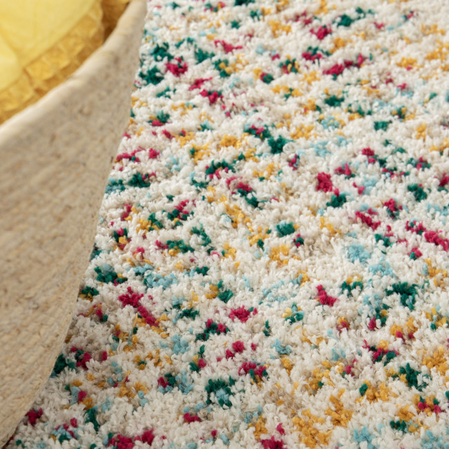 Tala - Tapis à effet tissé multicolore