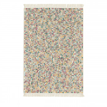 Tala - Tapis à effet tissé multicolore