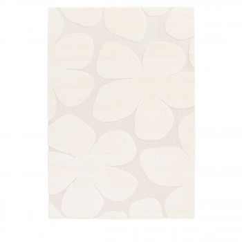 Flow - Tapis contemporain à motif floral en relief