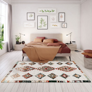 Tiki - Tapis d'inspiration berbère à losanges