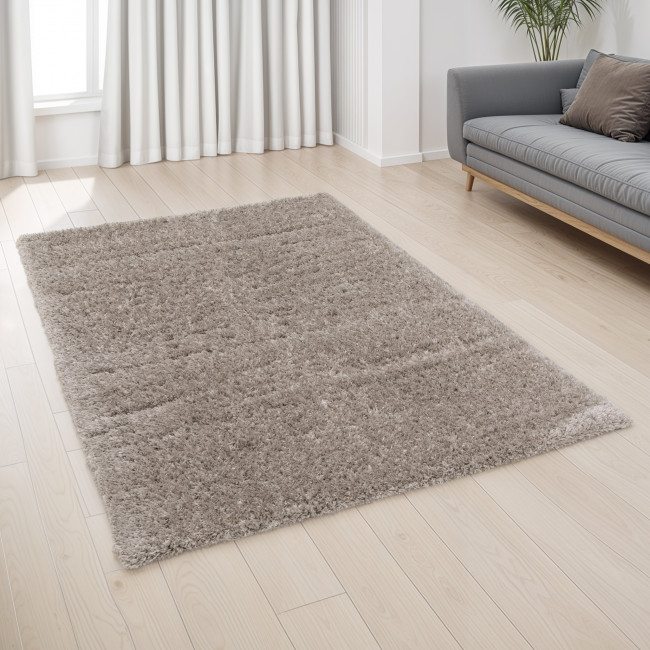 Soto - Tapis uni à poils longs