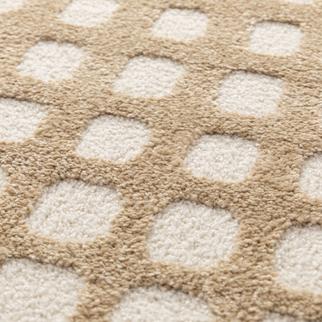 Zoom - Tapis géométrique en relief