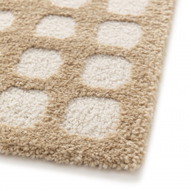 Zoom - Tapis géométrique en relief