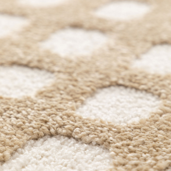 Zoom - Tapis géométrique en relief