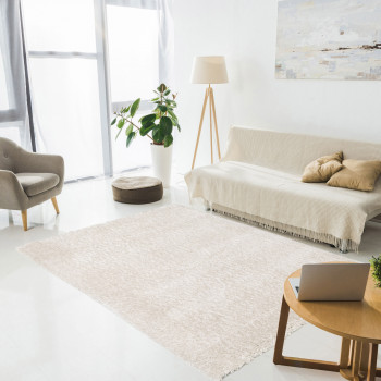 Yuka - Tapis uni à poils longs