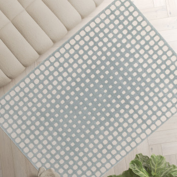 Zoom - Tapis géométrique en relief