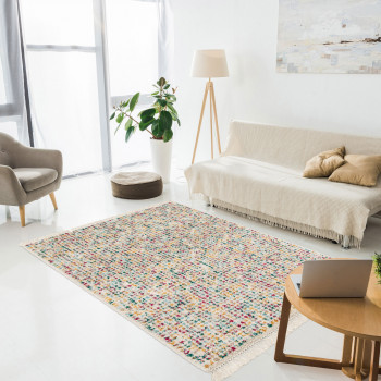 Tala - Tapis à effet tissé multicolore