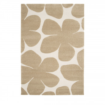 Flow - Tapis contemporain à motif floral en relief
