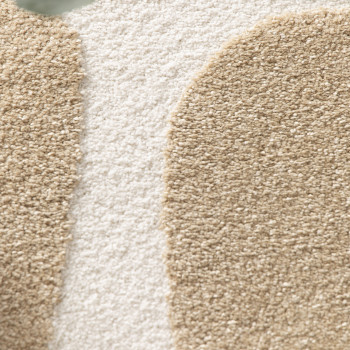 Flow - Tapis contemporain à motif floral en relief