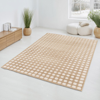 Zoom - Tapis géométrique en relief