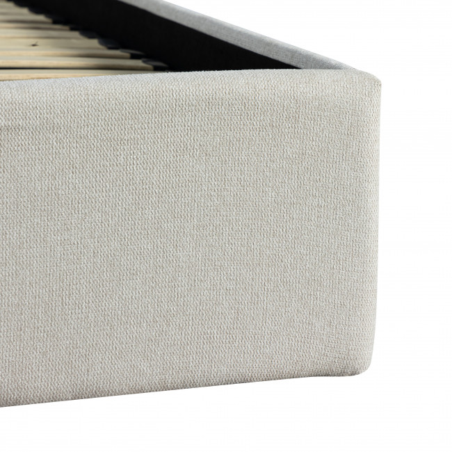 Backo - Lit coffre en tissu 160x200cm