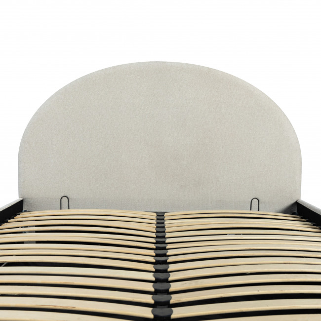 Backo - Lit coffre en tissu 160x200cm