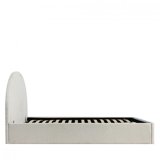 Backo - Lit coffre en tissu 160x200cm