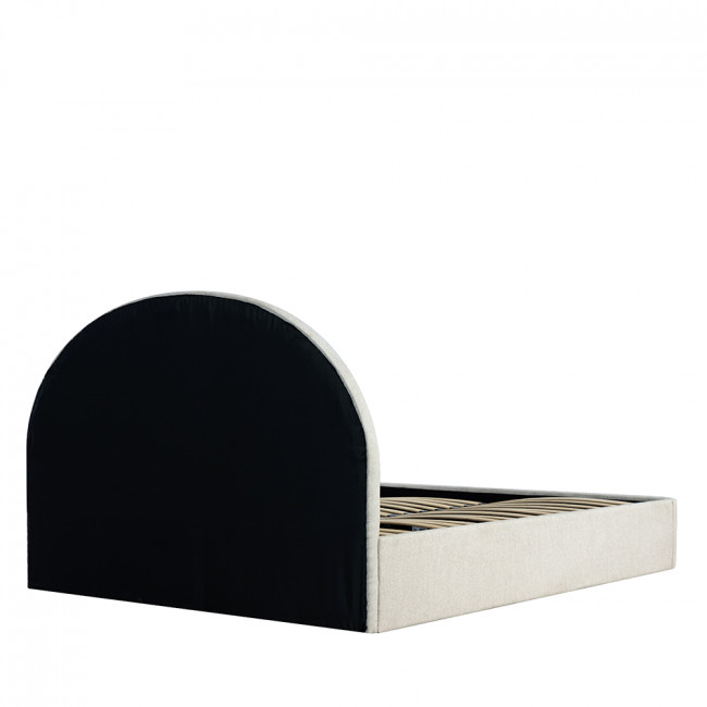 Backo - Lit coffre en tissu 160x200cm