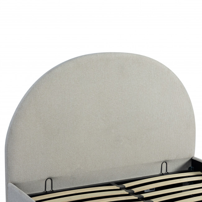 Backo - Lit coffre en tissu 140x190cm