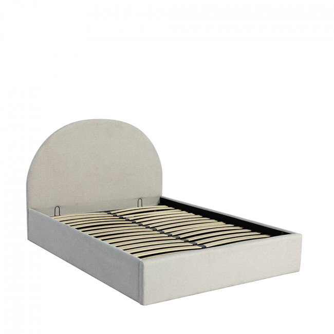 Backo - Lit coffre en tissu 140x190cm