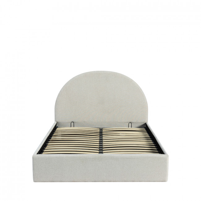 Backo - Lit coffre en tissu 140x190cm