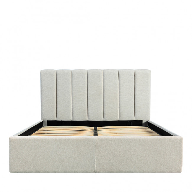 Lou - Lit coffre en tissu 140x190cm