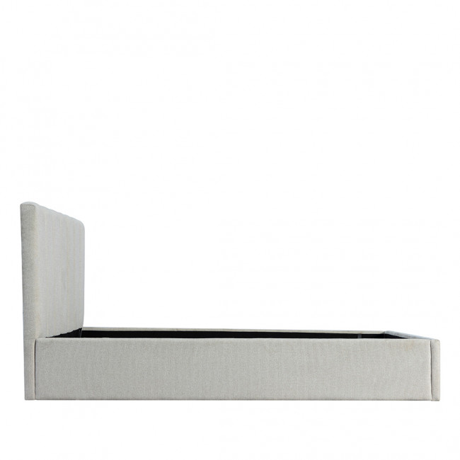 Lou - Lit coffre en tissu 140x190cm