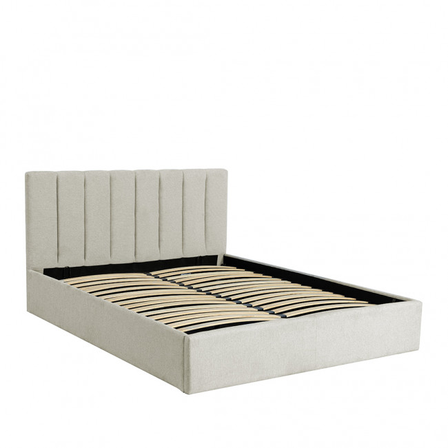 Lou - Lit coffre en tissu 160x200cm