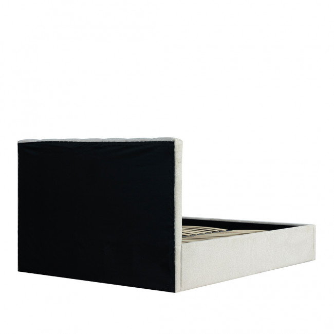 Lou - Lit coffre en tissu 160x200cm
