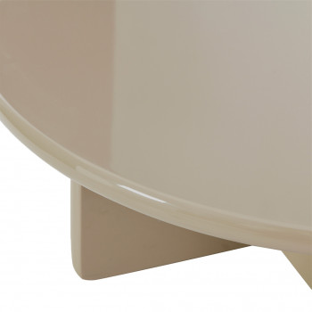Paloma - Table basse ronde en bois laqué ø80cm