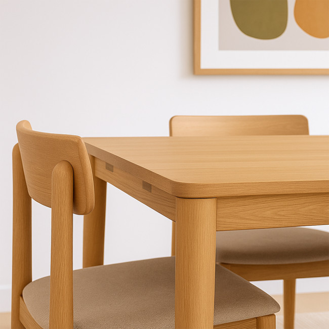 Savacou - Table à manger en bois 200x100cm