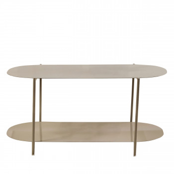 Rilo - Table basse ovale en métal 100x51cm