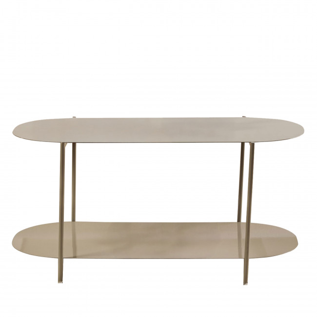 Rilo - Table basse ovale en métal 100x51cm