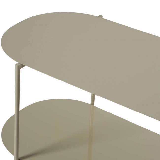 Rilo - Table basse ovale en métal 100x51cm