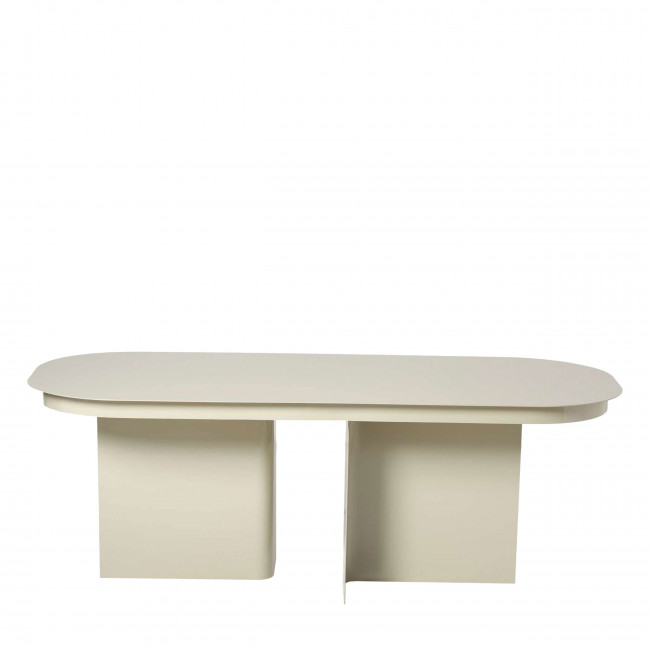 Toko - Table basse ovale en métal 120x44cm