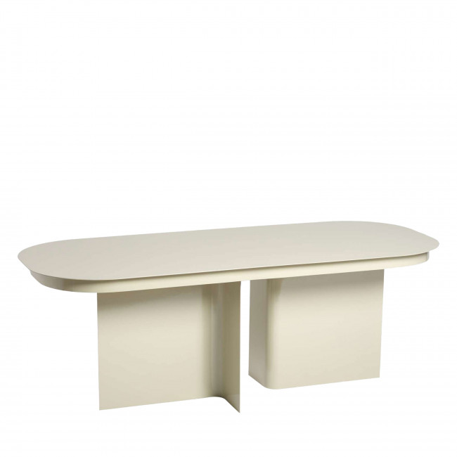 Toko - Table basse ovale en métal 120x44cm