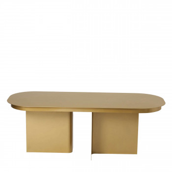 Toko - Table basse ovale en métal 120x44cm