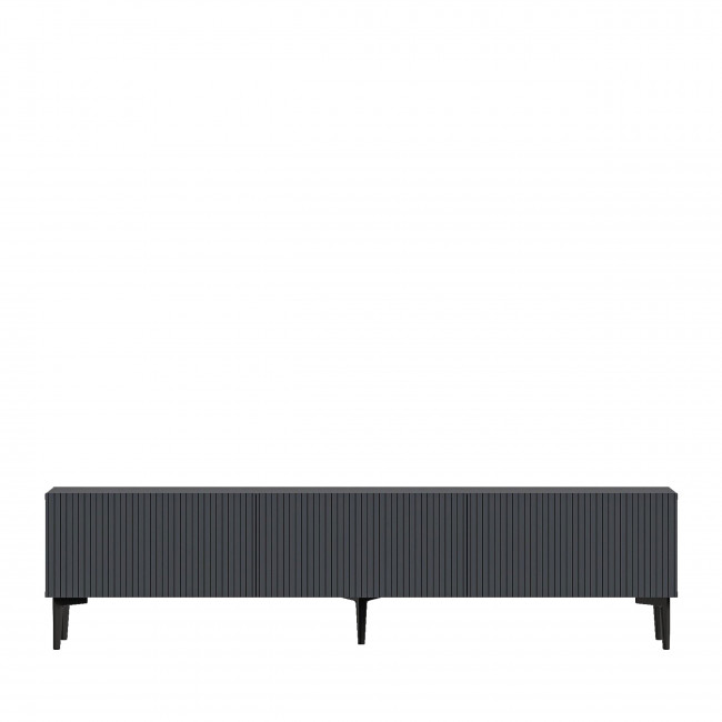 Klio - Meuble tv 3 portes en bois et métal L180cm