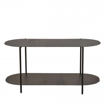 Rilo - Table basse ovale en métal 100x51cm