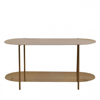 Rilo - Table basse ovale en métal 100x51cm