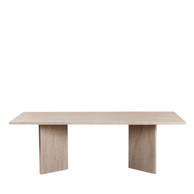 Sam - Table basse effet travertin 119x60cm