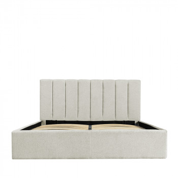 Lou - Lit coffre en tissu 160x200cm