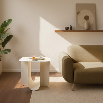 Blum - Table d'appoint en métal 43,6x40cm